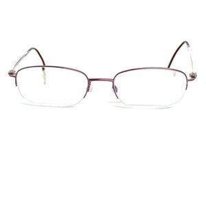 Silhouette Titanium Purple Half Rim Eyeglasses Frames 52-18 140 H19125